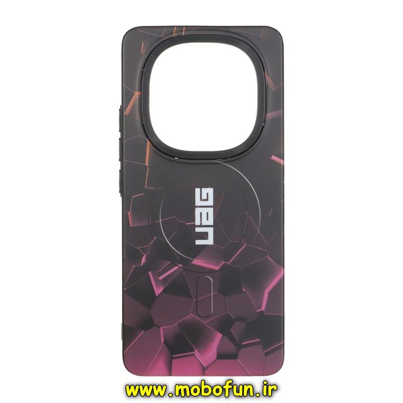 قاب گوشی Redmi Note 14 Pro 5G / Redmi Note 14 Pro Plus / Poco X7 شیائومی دودی مات فانتزی چاپ درجه یک طرح یو ای جی UAG کد 95746