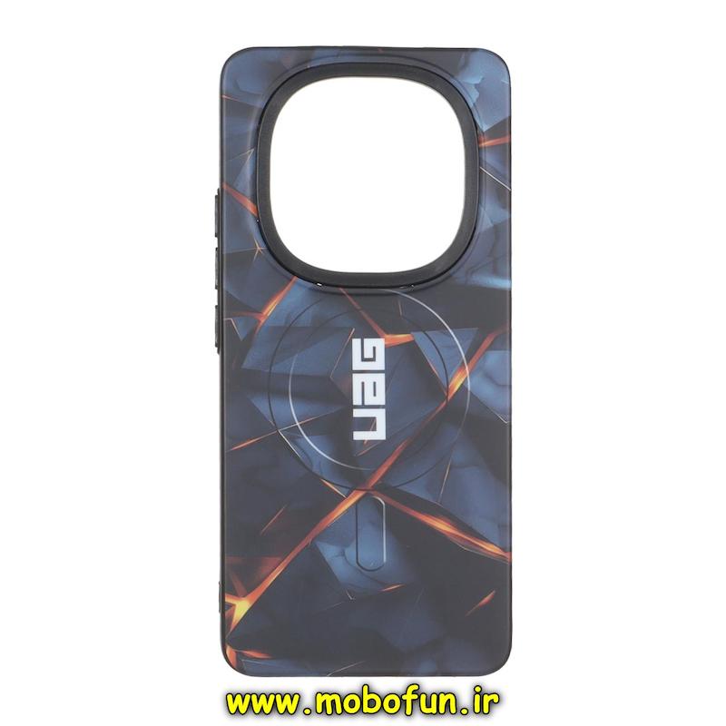 قاب گوشی Redmi Note 14 Pro 5G / Redmi Note 14 Pro Plus / Poco X7 شیائومی دودی مات فانتزی چاپ درجه یک طرح یو ای جی UAG کد 95748