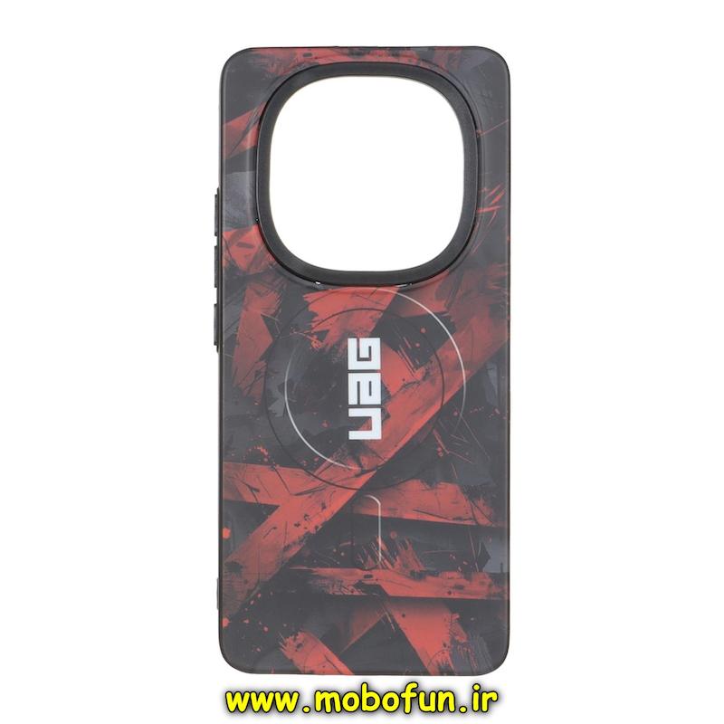 قاب گوشی Redmi Note 14 Pro 5G / Redmi Note 14 Pro Plus / Poco X7 شیائومی دودی مات فانتزی چاپ درجه یک طرح یو ای جی UAG کد 95749