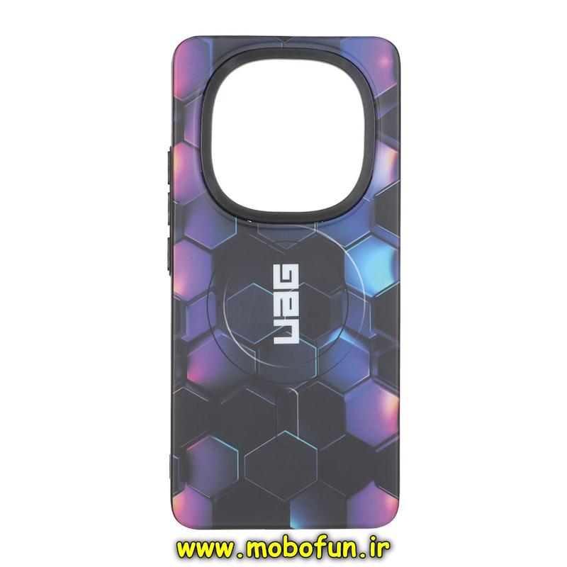 قاب گوشی Redmi Note 14 Pro 5G / Redmi Note 14 Pro Plus / Poco X7 شیائومی دودی مات فانتزی چاپ درجه یک طرح یو ای جی UAG کد 95752