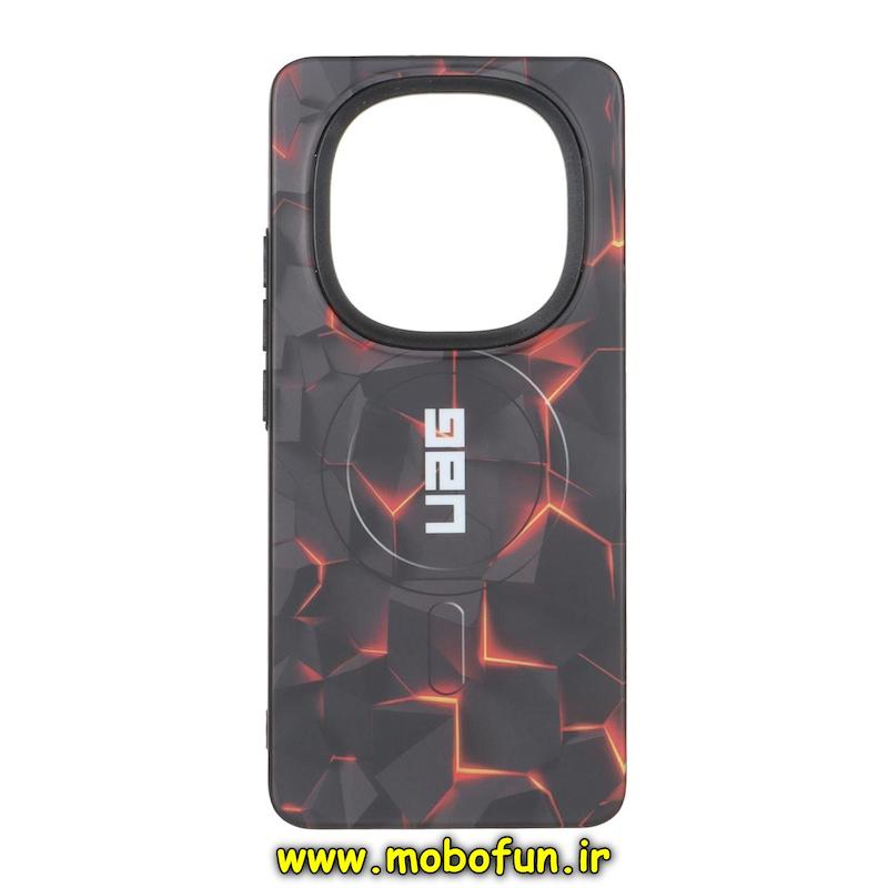 قاب گوشی Redmi Note 14 Pro 5G / Redmi Note 14 Pro Plus / Poco X7 شیائومی دودی مات فانتزی چاپ درجه یک طرح یو ای جی UAG کد 95754