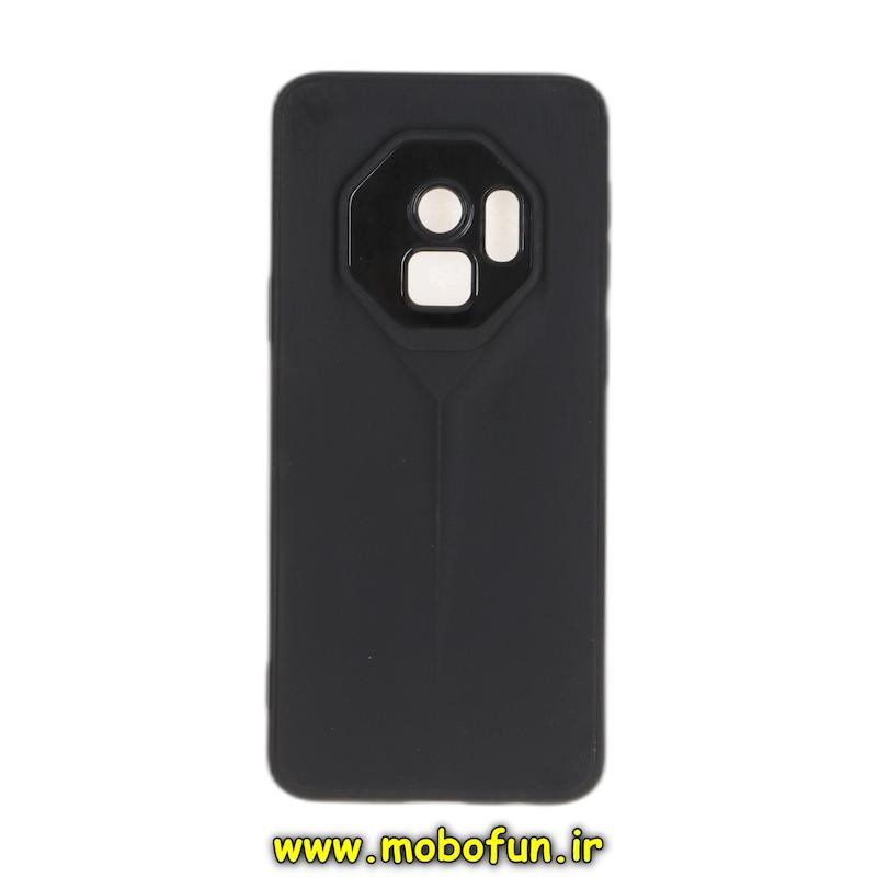 قاب گوشی Galaxy S9 سامسونگ Porsche Design سیلیکونی ژله ای محافظ لنز دار مشکی کد 95770