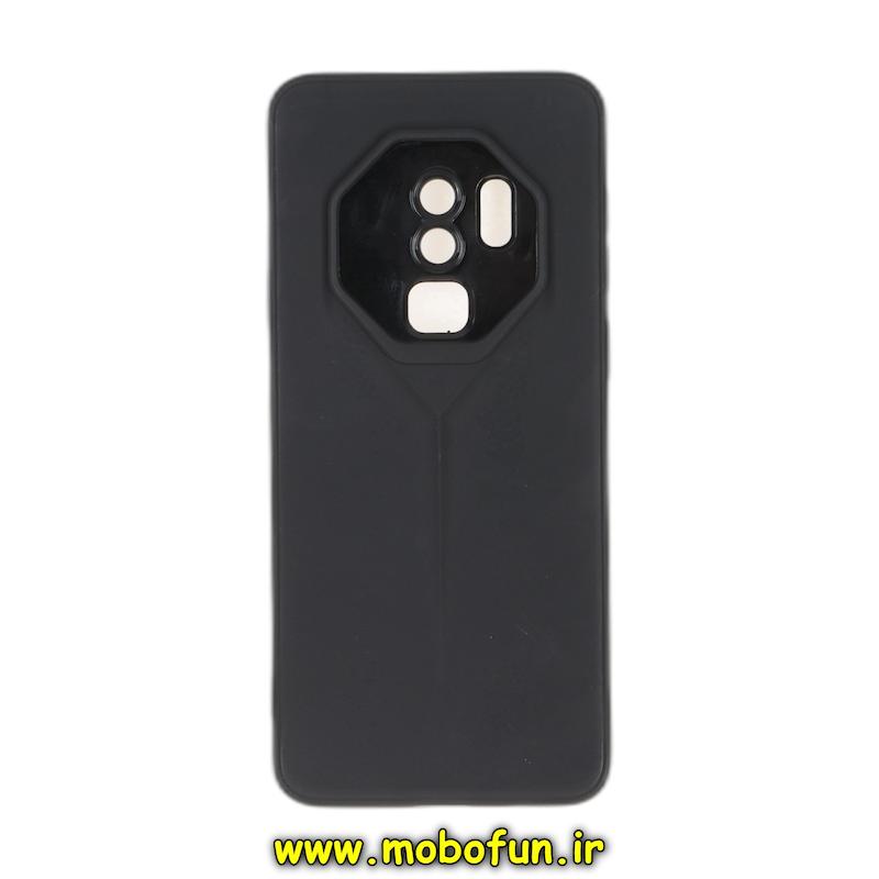 قاب گوشی Galaxy S9 Plus سامسونگ Porsche Design سیلیکونی ژله ای محافظ لنز دار مشکی کد 95773