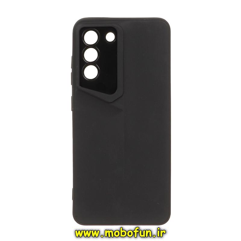 قاب گوشی Galaxy S21 FE سامسونگ سری Porsche Design سیلیکونی ژله ای محافظ لنز دار مشکی کد 95803