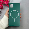 قاب گوشی Galaxy A05 سامسونگ طرح مگ سیف سخت HARD شیشه ای براق کلاسیک سبز کد 112154