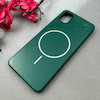 قاب گوشی Galaxy A05 سامسونگ طرح مگ سیف سخت HARD شیشه ای براق کلاسیک سبز کد 112154