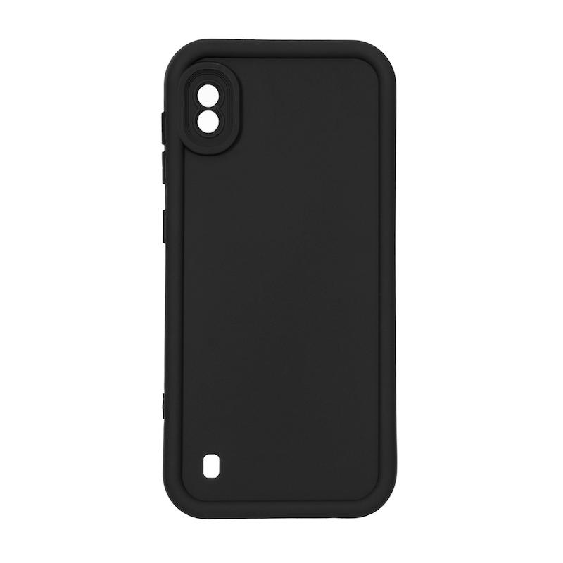 قاب گوشی Galaxy A10 سامسونگ سیلیکونی ژله ای Solid محافظ لنزدار مشکی کد 112829