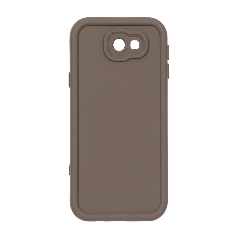 قاب گوشی Galaxy J5 Prime سامسونگ سیلیکونی ژله ای Solid محافظ لنزدار قهوه ای کد 112852