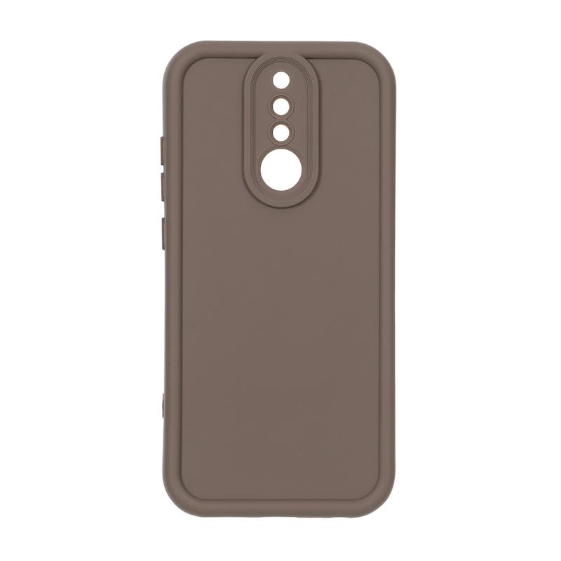 قاب گوشی Redmi 8 شیائومی سیلیکونی ژله ای Solid محافظ لنزدار قهوه ای کد 112877