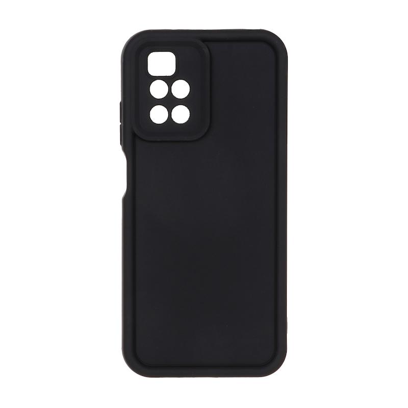 قاب گوشی Redmi 10 - Redmi 10 Prime شیائومی سیلیکونی ژله ای Solid محافظ لنزدار مشکی کد 112882