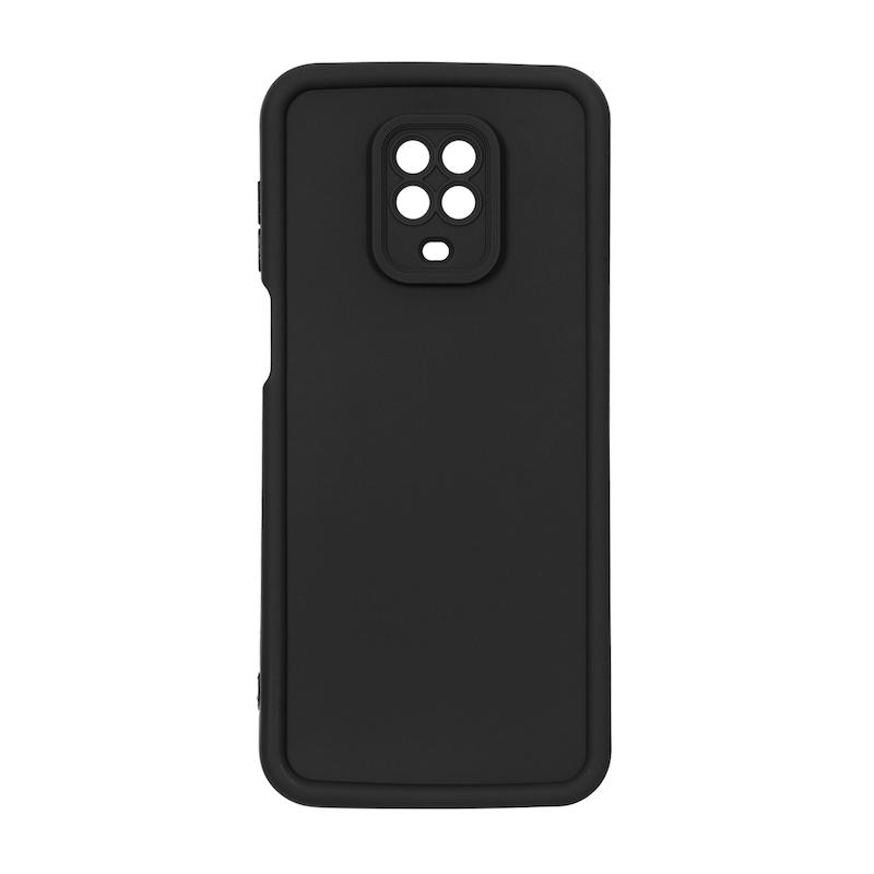 قاب گوشی Redmi Note 9S / Redmi Note 9 Pro شیائومی سیلیکونی ژله ای Solid محافظ لنزدار مشکی کد 112893