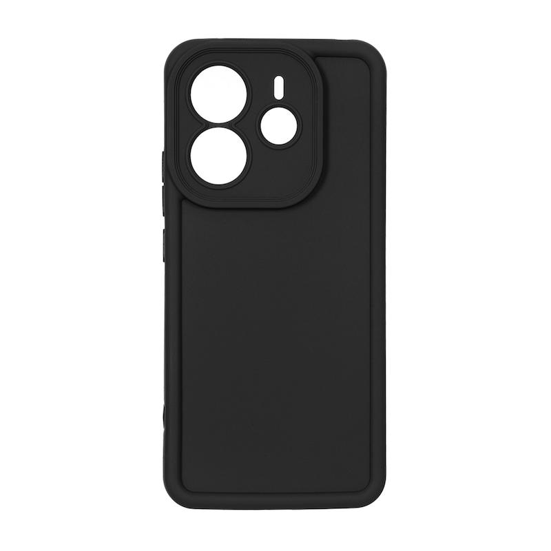 قاب گوشی Redmi Note 14 4G شیائومی سیلیکونی ژله ای Solid محافظ لنزدار مشکی کد E19-112906