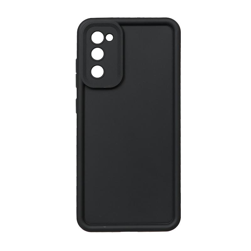 قاب گوشی Galaxy S20 FE سامسونگ سیلیکونی ژله ای Solid محافظ لنزدار مشکی کد 112912
