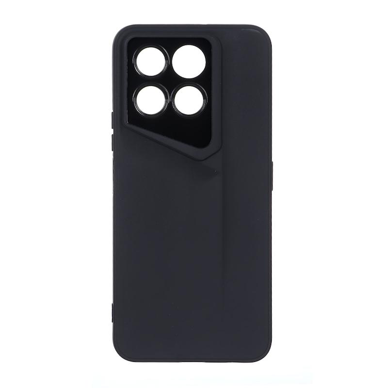 قاب گوشی Honor X6C آنر سری Porsche Design سیلیکونی ژله ای محافظ لنز دار مشکی کد 112783
