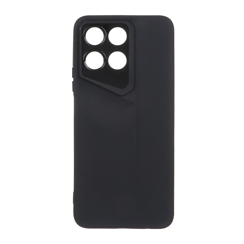 قاب گوشی Honor X7C آنر سری Porsche Design سیلیکونی ژله ای محافظ لنز دار مشکی کد 112784