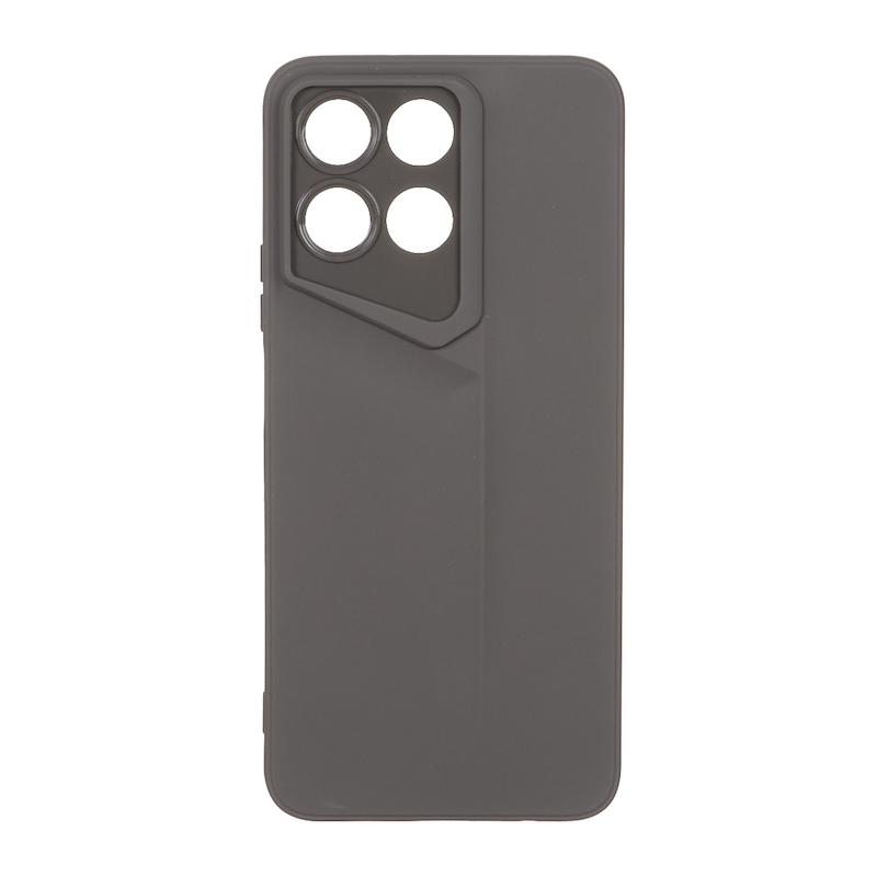 قاب گوشی Honor X7C آنر سری Porsche Design سیلیکونی ژله ای محافظ لنز دار طوسی کد 112785