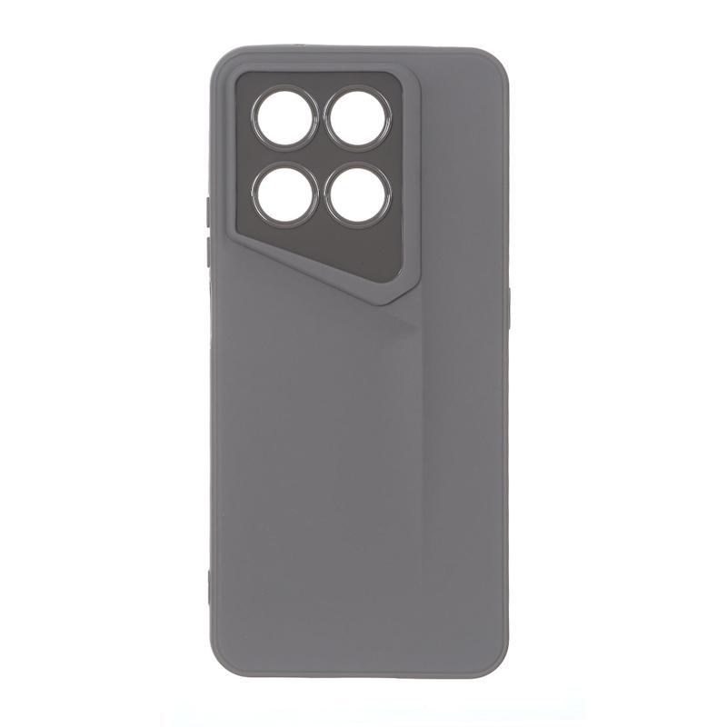 قاب گوشی Honor X7D آنر سری Porsche Design سیلیکونی ژله ای محافظ لنز دار طوسی کد E69-112786