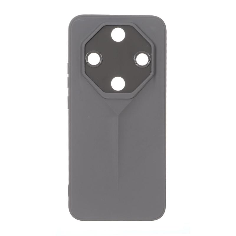 قاب گوشی Honor X9D آنر سری Porsche Design سیلیکونی ژله ای محافظ لنز دار طوسی کد E69-112790
