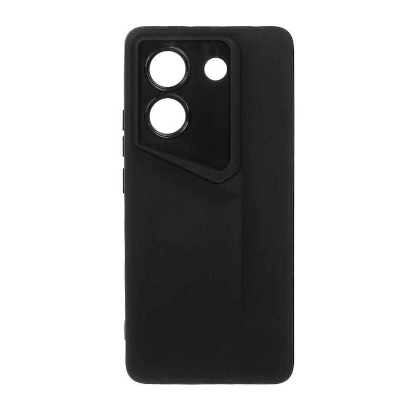 قاب گوشی Poco M7 Pro 5G شیائومی سری Porsche Design سیلیکونی ژله ای محافظ لنز دار مشکی کد 112791