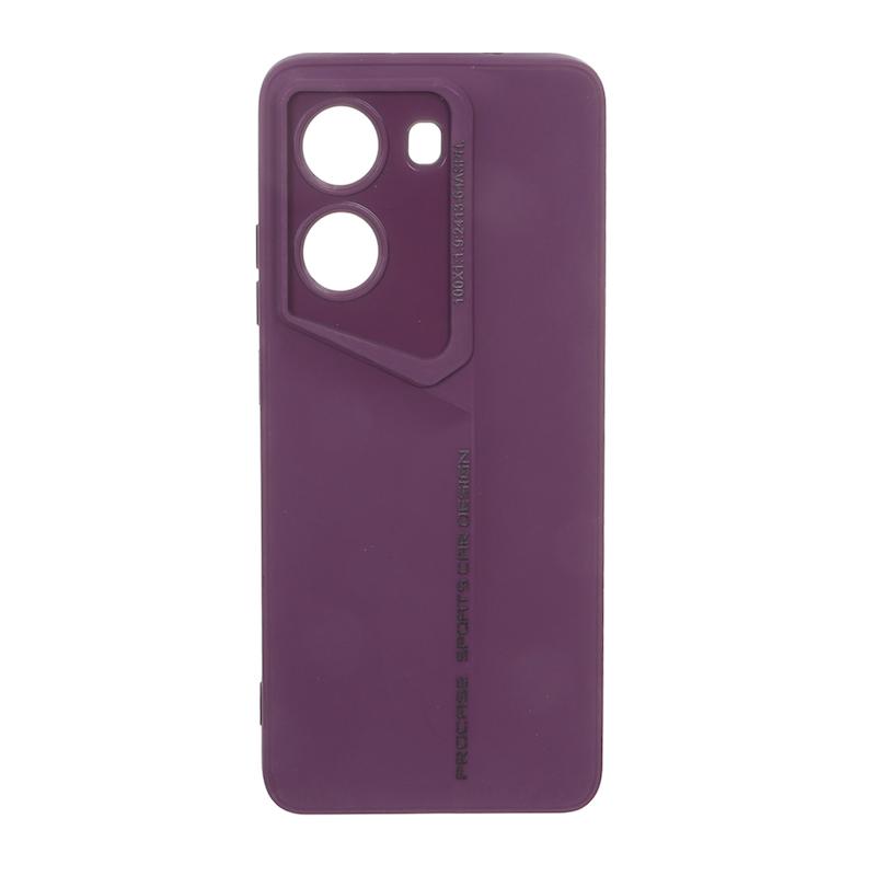قاب گوشی Poco X7 Pro شیائومی سری Porsche Design سیلیکونی ژله ای محافظ لنز دار بنفش کد 112794