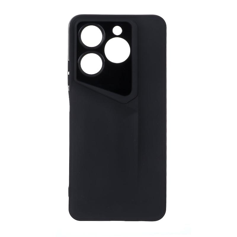 قاب گوشی Realme C61 ریلمی سری Porsche Design سیلیکونی ژله ای محافظ لنز دار مشکی کد 112798