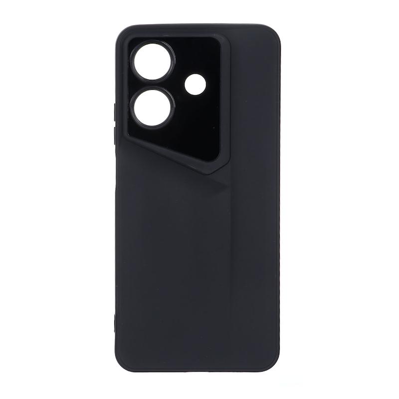 قاب گوشی Realme Note 60 ریلمی سری Porsche Design سیلیکونی ژله ای محافظ لنز دار مشکی کد 112802
