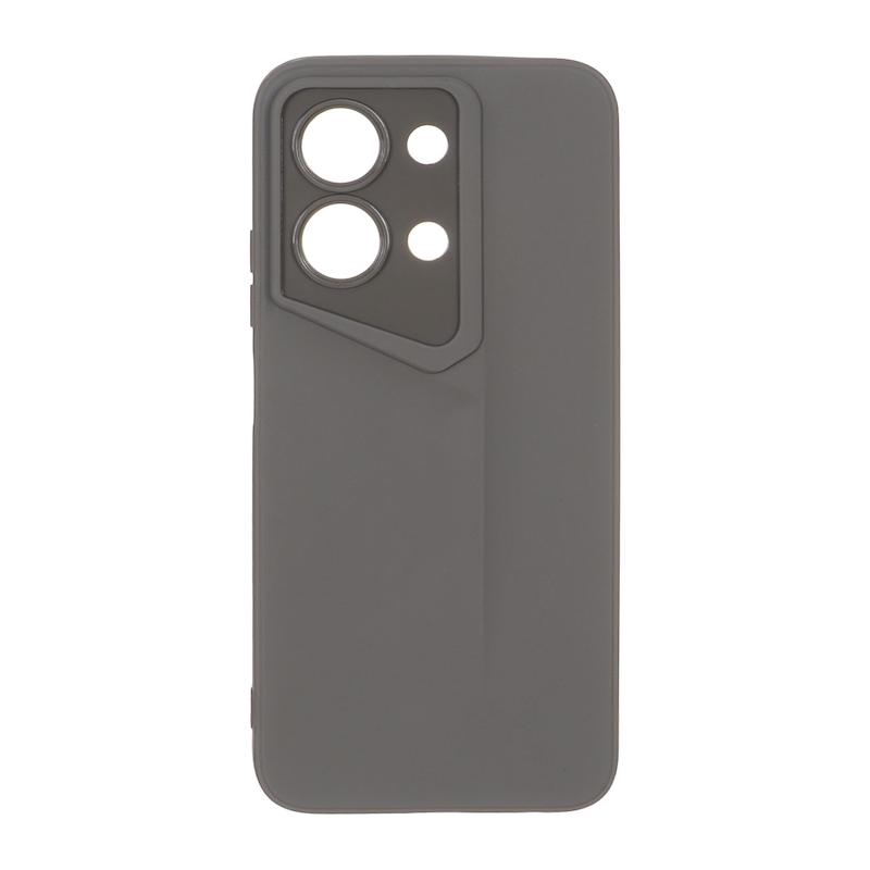 قاب گوشی Redmi 15C / Poco C85 شیائومی سری Porsche Design سیلیکونی ژله ای محافظ لنز دار طوسی کد 112805