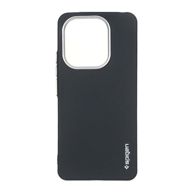 قاب گوشی Redmi Note 14 4G شیائومی لدرکیس سیلیکونی سوزنی اسپیگن Spigen سرمه ای کد 113028