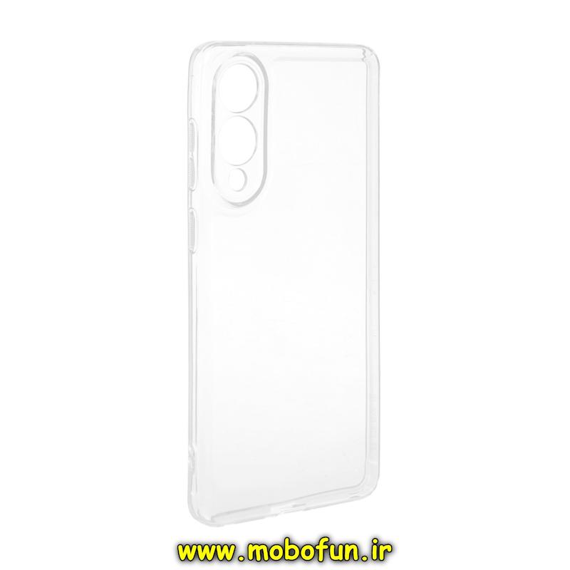 قاب گوشی Galaxy S25 Edge سامسونگ ژله ای شفاف بی رنگ SPACE ایربگ دار محافظ لنز دار کد 95913