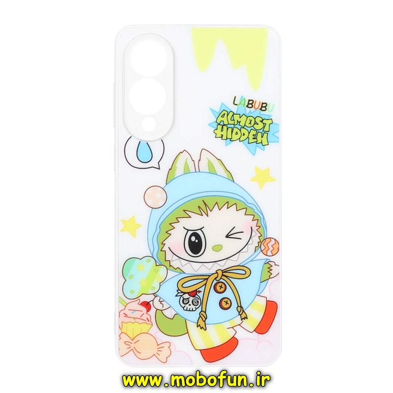 قاب گوشی Galaxy S25 Edge سامسونگ پشت طلق فانتزی براق محافظ لنزدار طرح لبوبو کد 95918