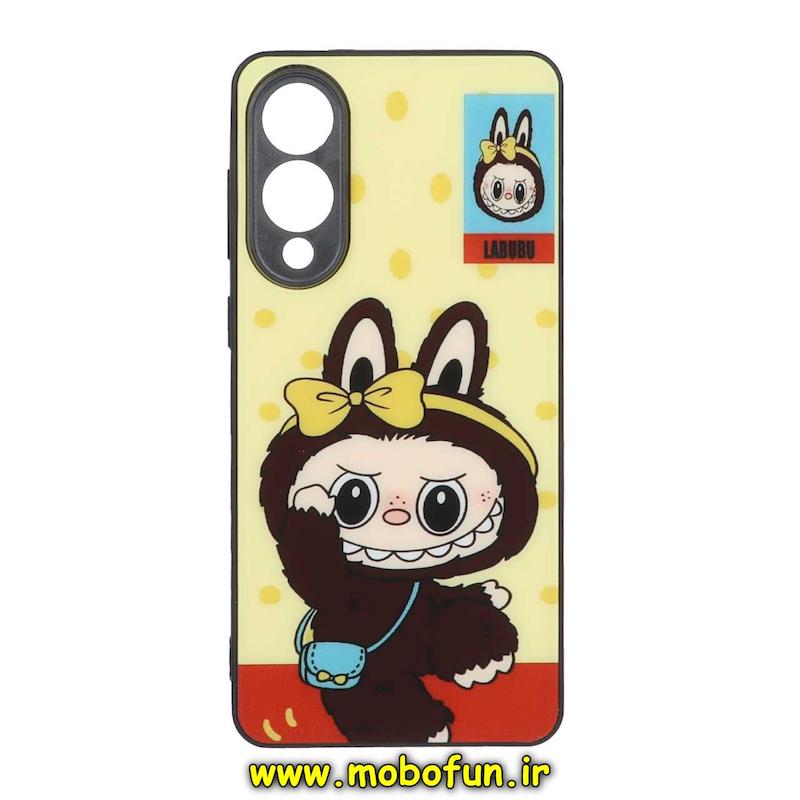 قاب گوشی Galaxy S25 Edge سامسونگ پشت طلق فانتزی براق محافظ لنزدار طرح لبوبو کد 95920