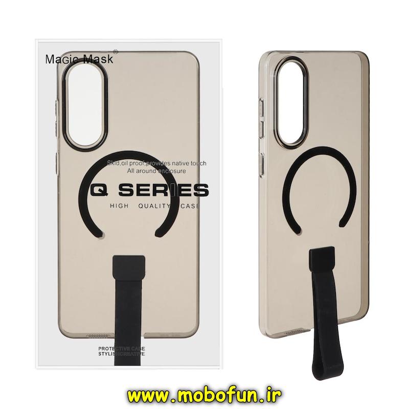 قاب گوشی Galaxy S25 Edge سامسونگ اورجینال Q SERIES فینگربند انگشتی پشت طلقی کد 95923