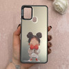 قاب گوشی Galaxy A21S سامسونگ So CooL سوکول اورجینال فانتزی دور مات دکمه کرومی طرح دخترونه کد 113128