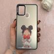 قاب گوشی Galaxy A21S سامسونگ So CooL سوکول اورجینال فانتزی دور مات دکمه کرومی طرح دخترونه کد 113128