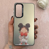 قاب گوشی Galaxy A55 سامسونگ So CooL سوکول اورجینال فانتزی دور مات دکمه کرومی طرح دخترونه کد 113150