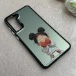قاب گوشی Galaxy S21 FE سامسونگ So CooL سوکول اورجینال فانتزی دور مات دکمه کرومی طرح دخترونه کد 113172