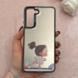 قاب گوشی Galaxy S21 FE سامسونگ So CooL سوکول اورجینال فانتزی دور مات دکمه کرومی طرح دخترونه کد 113173