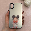 قاب گوشی iPhone X / iPhone XS آیفون So CooL سوکول اورجینال فانتزی دور مات دکمه کرومی طرح دخترونه کد 113192
