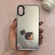 قاب گوشی iPhone X / iPhone XS آیفون So CooL سوکول اورجینال فانتزی دور مات دکمه کرومی طرح دخترونه کد 113193