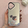 قاب گوشی iPhone 16 آیفون So CooL سوکول اورجینال فانتزی دور مات دکمه کرومی طرح دخترونه کد 113199
