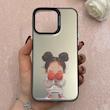 قاب گوشی iPhone 15 Pro Max آیفون So CooL سوکول اورجینال فانتزی دور مات دکمه کرومی طرح دخترونه کد 113202