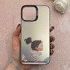 قاب گوشی iPhone 13 Pro Max آیفون So CooL سوکول اورجینال فانتزی دور مات دکمه کرومی طرح دخترونه کد 113207
