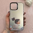 قاب گوشی iPhone 13 Pro Max آیفون So CooL سوکول اورجینال فانتزی دور مات دکمه کرومی طرح دخترونه کد 113207