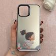 قاب گوشی iPhone 12 Pro Max آیفون So CooL سوکول اورجینال فانتزی دور مات دکمه کرومی طرح دخترونه کد 113209