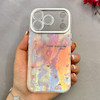 قاب گوشی iPhone 17 Pro آیفون فانتزی ماربل لاکچری کرومی محافظ لنزدار اکلیلی طرح گل کد 114003