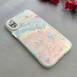 قاب گوشی iPhone X / iPhone XS آیفون فانتزی ماربل لاکچری کرومی محافظ لنزدار اکلیلی طرح پروانه کد 114010
