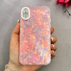 قاب گوشی iPhone X / iPhone XS آیفون فانتزی ماربل لاکچری کرومی محافظ لنزدار اکلیلی طرح گل کد 114013