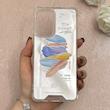 قاب گوشی Galaxy A33 سامسونگ آینه ای پشت طلقی کپسولی فانتزی لاکچری کد 113320