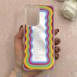 قاب گوشی Galaxy A33 سامسونگ آینه ای پشت طلقی کپسولی فانتزی لاکچری کد 113327