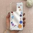 قاب گوشی Galaxy S21 Ultra سامسونگ آینه ای پشت طلقی کپسولی فانتزی لاکچری کد 113344